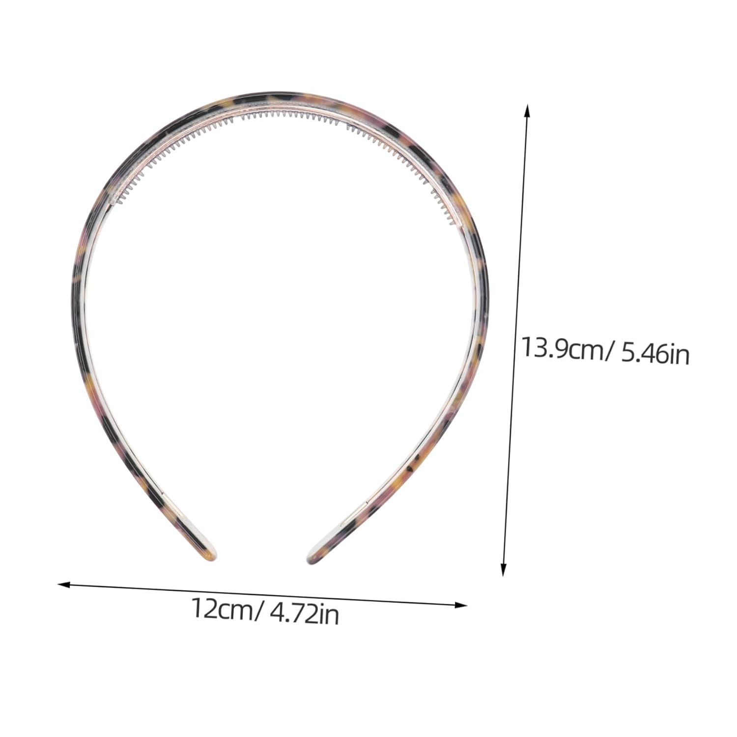 Uonlytech Non-Slip Household Hairband Pattern Headband for Women Face Washing and Daily Wear Lightweight Comfortable Hair Accessories 5.47X4.72X0.59In - Image 2