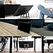 VIVO Low Height Mobile TV Stand for 32 to 65 inch Flat Curved Screens, LED LCD, Adjustable Floor Monitor Cart, Rolling TV Mount with Wheels, Black, STAND-TV01L
