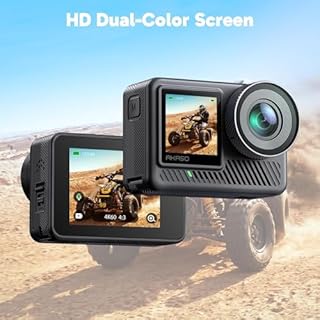 AKASO Brave 8 Lite Waterproof Action Camera with 4K60 Ultra HD Video, 20MP Photos, HDR, Touch Screen, SuperSmooth Stabilization, 8X Slow Motion, Zoom, Super Wide Angle, Remote Control and Accessories