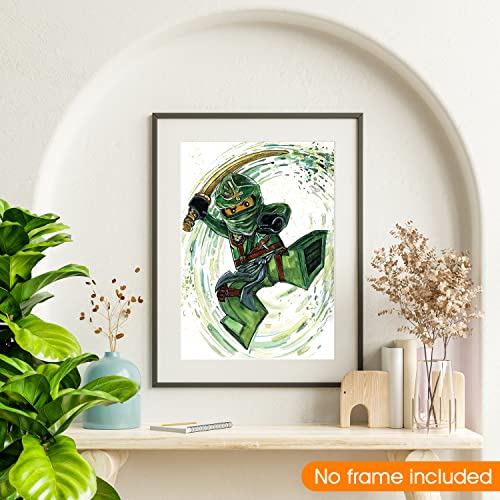 4Littleheroes Ninja Legos Style Characters , Posters For Boys Room Decor thumb #5