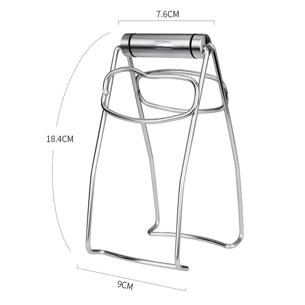 Pinces de Cuisine en Acier Inoxydable Robuste, Convient pour la Cuisine, Taille : 18,4 cm x 7,6 cm x 9 cm, 1 pièce.