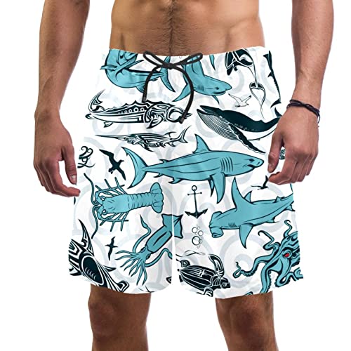 Maillots de bain hommes requins pour nager et bronzer à l'aise