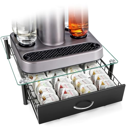 Cocktail Beverage Storage Drawer for Bartesian Capsules Cocktail Pod Holder Organizer for Bartesian Cocktail Machine Compatible with BEV by Black & Decker Cocktail Machine Holds Up to 36 Capsules