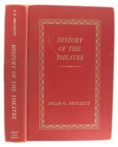 History of the theatre B0006BUY18 Book Cover