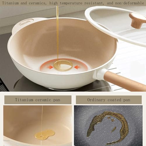 Wok de cerámica antiadherente 32 cm miniatura 3