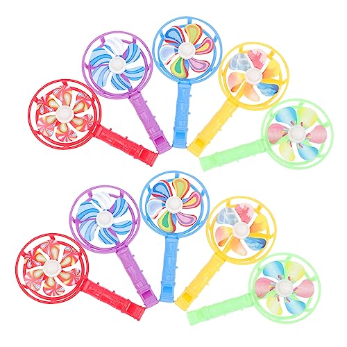 FOYTOKI 30Pcs Colorful Windmill Whistles Educational for Music Learning Party Playthings for Plastic Noisemakers for Games and Imagination Development