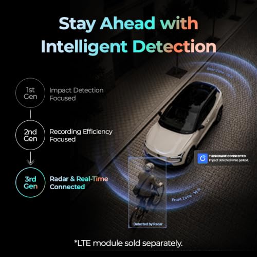 Image of THINKWARE U3000 PRO Dash Cam 4K Front and 2K Rear, Dual STARVIS 2
