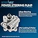 Detroit Axle - Rack and Pinion Power Steering Pump Kit for 2008-2011 Ford Focus Power Steering Pump Rack and Pinion Assembly Front Outer Tie Rod Ends 2009 2010 Focus Replacement