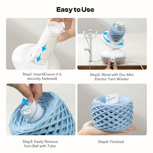 Image of Caydo 30pcs Reusable Yarn Cake Tubes for Our Electric Yarn Winders M1