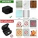 8 Pack Magnetic Cable Clips,Desk Cable Management Cord Organizer,Flip-top Magnetic Cable Clips Adhesive Wire Holder Keeper,Adhesive Wire Charger Cable Organizer for Nightstand,Desk,Office,Car,Black