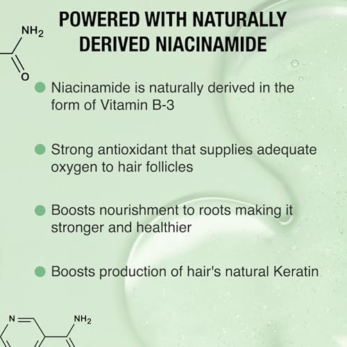 Image of Nykaa Naturals Rosemary & Naturally Derived Niacinamide Sulphate Free Shampoo| Promotes Advanced Hair Growth| Soothes Scalp| Nourishes Hair| Suitable for All Hair Types