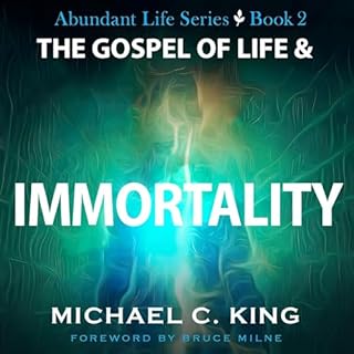 Diseño de la portada del título The Gospel of Life and Immortality