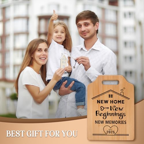 Gleevara New Home Gifts, House Warming Gifts New Home, Creative Bamboo Cutting Board Housewarming Gift, Unique Housewarming Gift for Couple, Friends - Image 7
