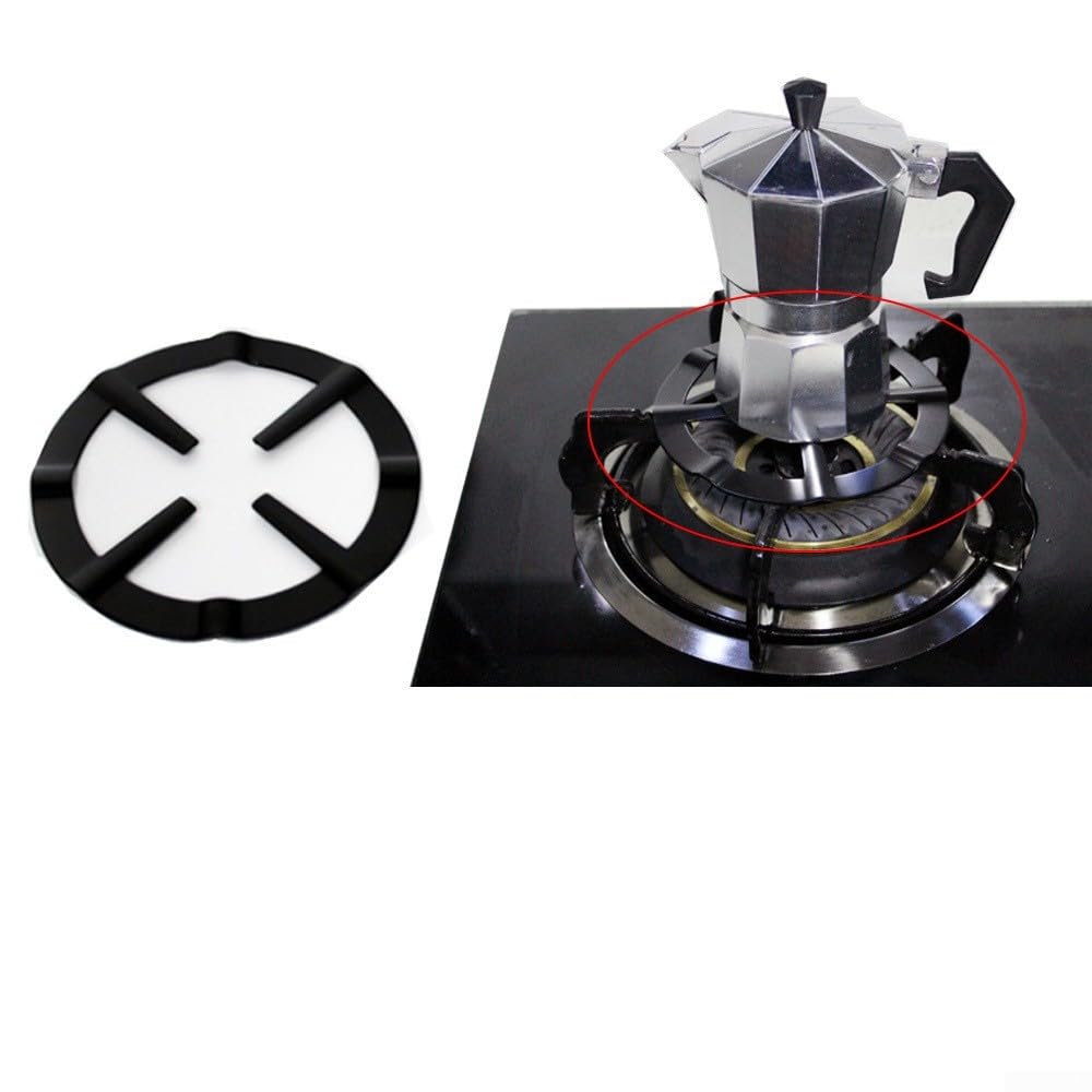 Moka Pot Cooker Stand Steel Coffee Pot Holder Gas Stove Burner Ring Grate Gas Hob Rack Milk Pot Holder for Gas Hob