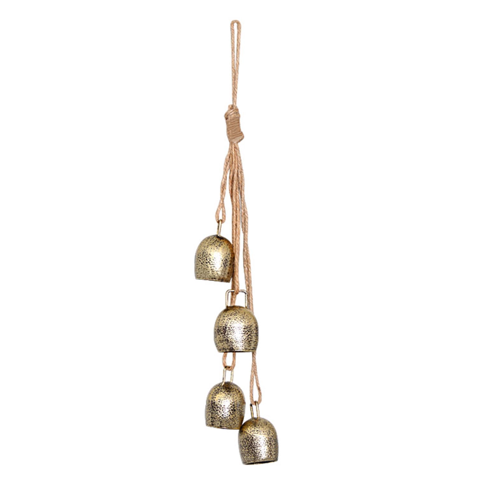 Decorative Bells Metal Cowbells Christmas Decoration Wreaths Bells on Rope