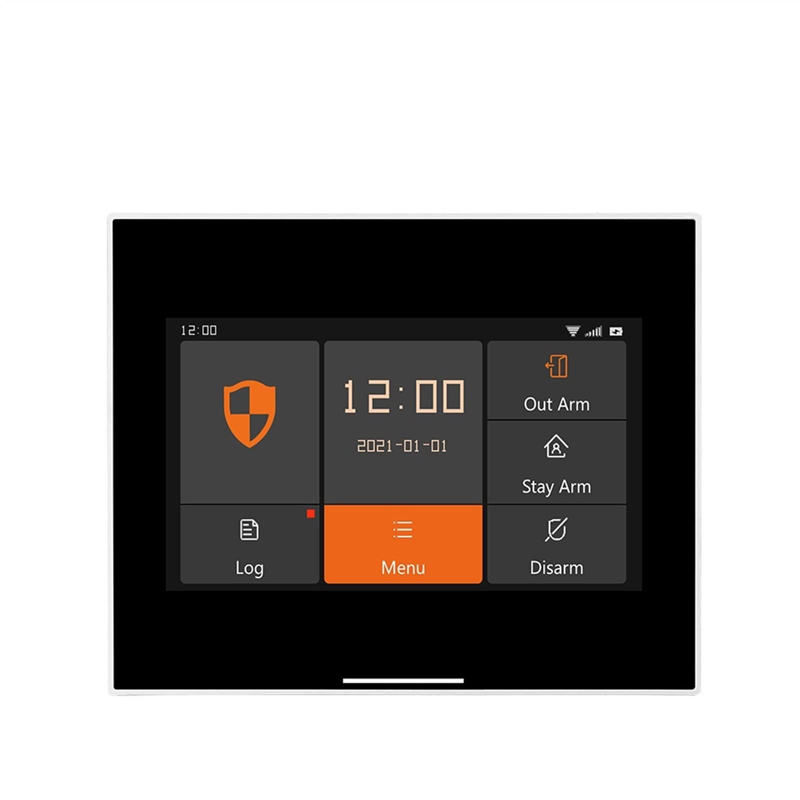 Tuya Smart Home Alarm System WiFi GSM Kit Smart Life Smart Life Appliquer Télécommande OTA avec Le capteur de Mouvement de sirène(Alarm Panel x 1)