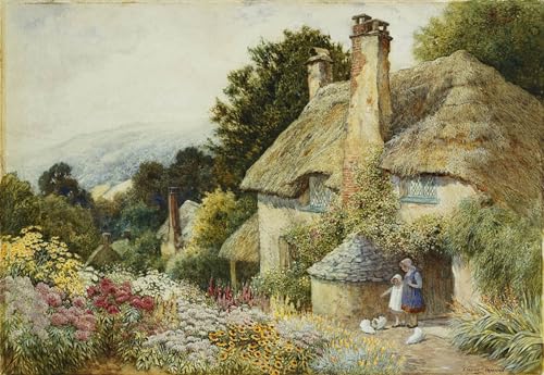 Toile peinture murale un chalet à Selworthy Arthur Claude Strachan
