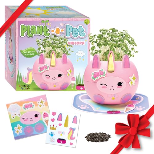 Creativity for Kids Plant-A-Pet: Unicorn, Stocking Stuffers & Unicorn Gifts
