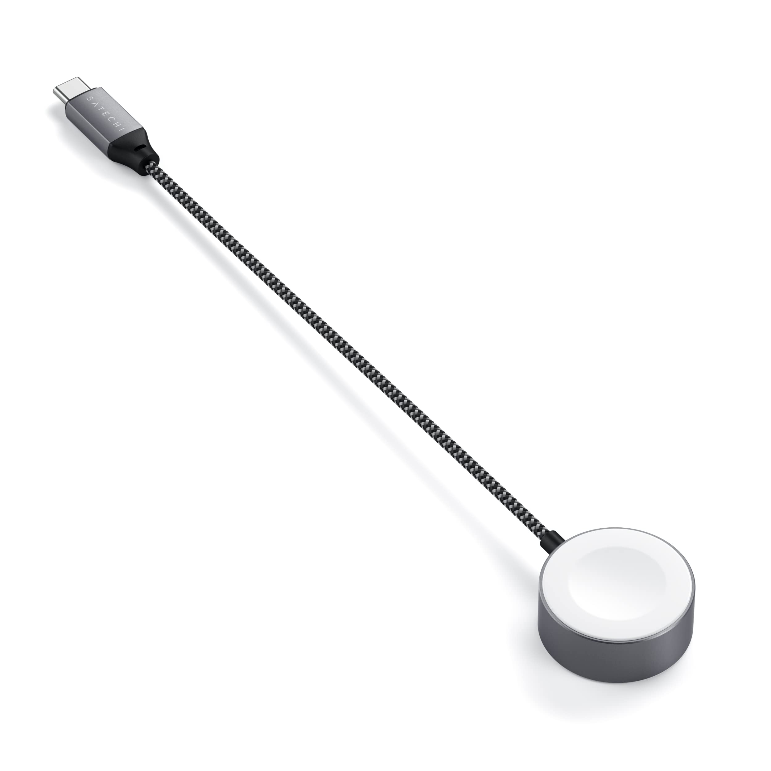 SATECHI magnetisches MFi USB-C Ladegerät für Apple Watch, 2,5 W | 18-cm-Kabel, kompatibel mit Series 1–11, Ultra und SE