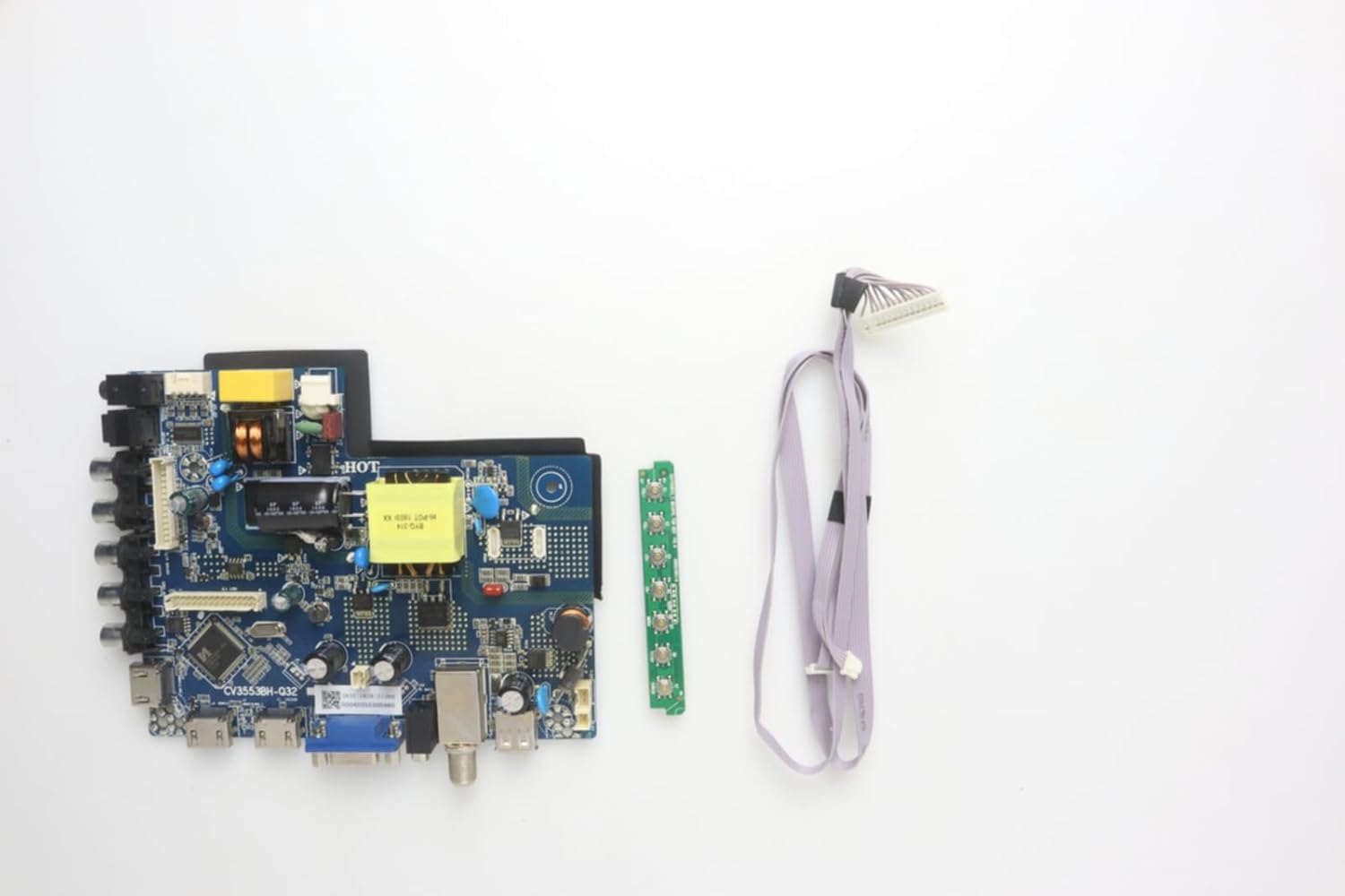 Lutema Television Repair Kit for Element ELEFW328C with TV Main Board + Power Supply + TCon + Cables