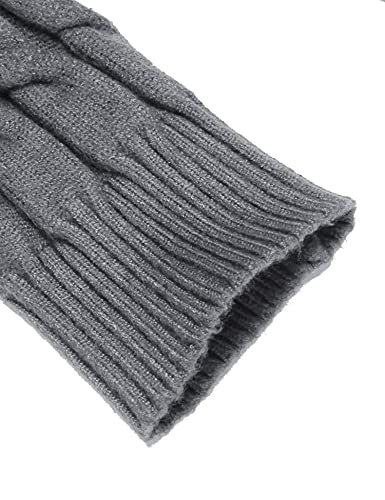Image of COOFANDY Men's Slim Fit Turtleneck Sweater Casual Twisted Knitted Pullover Sweaters