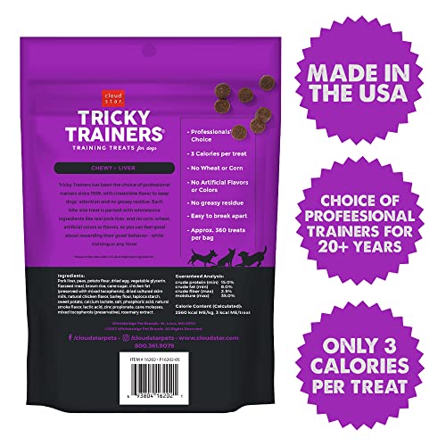 Cloud Star Tricky Trainers Chewy Dog Treats – Whole Grain Soft for Adult & Puppy - Thumbnail 3