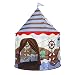 Homfu Play Tent for Kids Castle Playhouse for Children Boys Viking Pattern Popup Tent