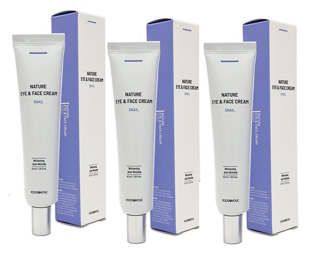 3W Clinic Foodaholic Nature Snail Eye & Face Cream 40ml x 3EA/ANTI-AGING,WRINKLE/Korea-Beauty/Korea Made