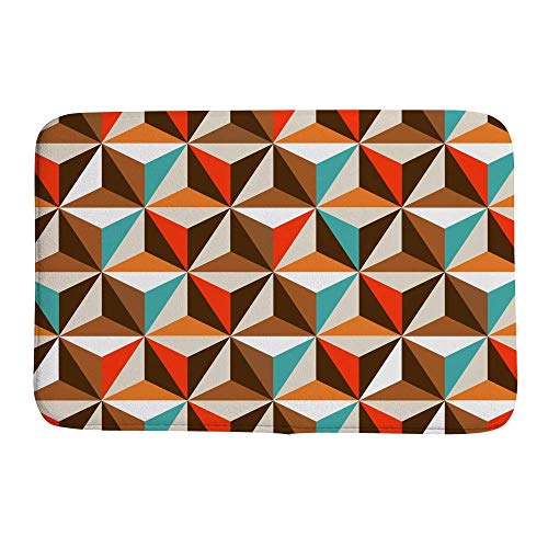 Tapis de salle de bain antidérapant absorbant l'eau triangle - 2