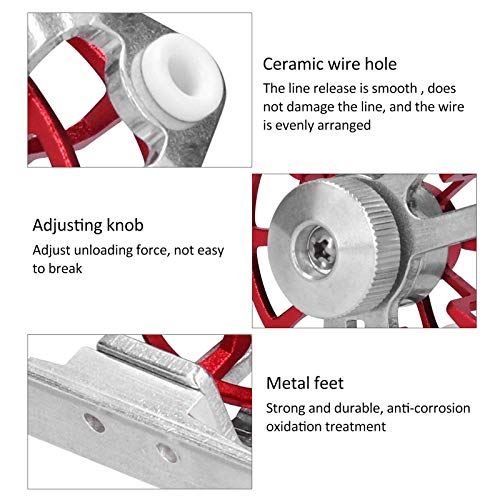 Crisis Smooth Ice Fishing Reel, Right-Handed 2.1In Fishing Reels Spinning, Portable Fishing Enthusiast Boat Fishing For Ice Fishing Fishermen(Red) #TOP4