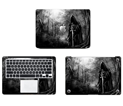 Theskinmantra Scary Dream Full Body Decal/Sticker/Vinyl for Apple MacBook Air 13, A Pack of 3 pcs