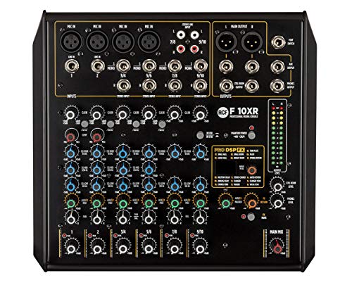 RCF F-16XR 16-Channel Mixing Console With Multi-Fx & Recording Mixer Multi-Effects