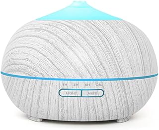 SEPOVEDAroma Essential Oil Diffuser Humidifier for Home: 400ml Ultrasonic Electric Aroma Air Diffusers for Large Room - Cool Mist Vaporizer Fragrance Water Humidifiers Timer for Bedroom House, White