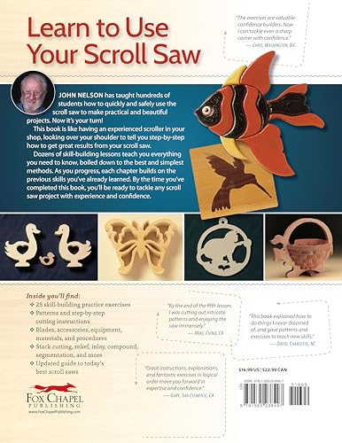 Scroll Saw Workbook, 3rd Edition: Learn to Master Your Scroll Saw in 25 Skill-Building Chapters (Fox Chapel Publishing) Ultimate Beginner's Guide with Projects to Hone Your Scrolling Skills - Image 2