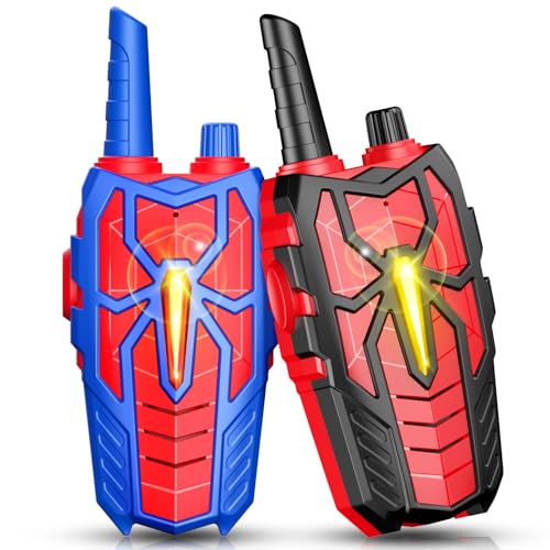 Toyokid Giochi Bambini 3 4 5 6 7 8 9 10 Anni, Walkie-Talkie Regalo Bambino 3 4 5 6 7 8 9 10 Anni Maschio Walkie Talkie Bambini Giochi da Esterno Giocattoli per Bambini Gadget Compleanno Bambini