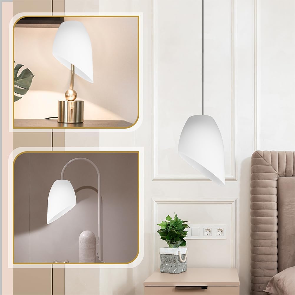 Operitacx 5pcs Horseshoe Lamp Shade Replacement Covers for Table and Floor Lamps Stylish Easy to Install Shades Center for Home Lighting Decor