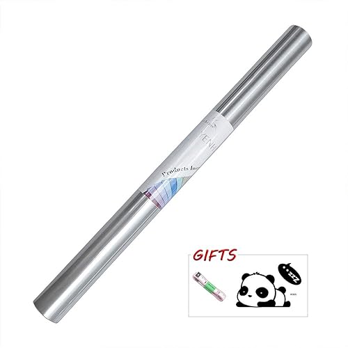 Miniatura 6 de Yenhome - Papel de contacto de acero inoxidable con cepillo de plata de 24.0 x 391.3 in, para electrodomésticos, papel de contacto autoadhesivo,