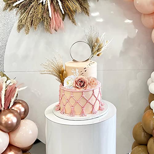 Boho Cake Decorations Flower Cake Toppers Pampas Grass Cake Topper For Wedding Bridal Baby Shower Birthday Party Supplies #TOP4