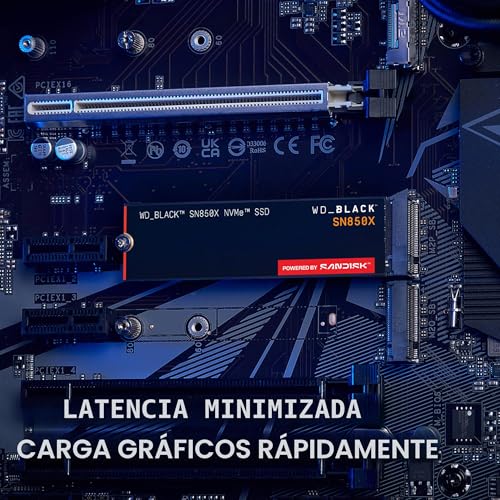 Miniatura 5 de Wd Black Sn850x Nvme Ssd 2tb Velocidades Hasta 7300 6600 Mb S De Lectura Escritura, M.2 2280 Ssd Para Juegos Internos, Pcie Gen 4, Ssd De Alto Rendimento Powered By Sandisk