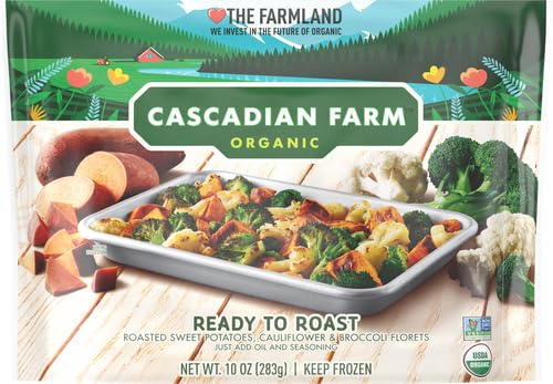 Cascadian Farm 0021908128085 Organic Ready To Roast Vegetables; Sweet Potatoes, Cauliflower, Broccoli thumb #1