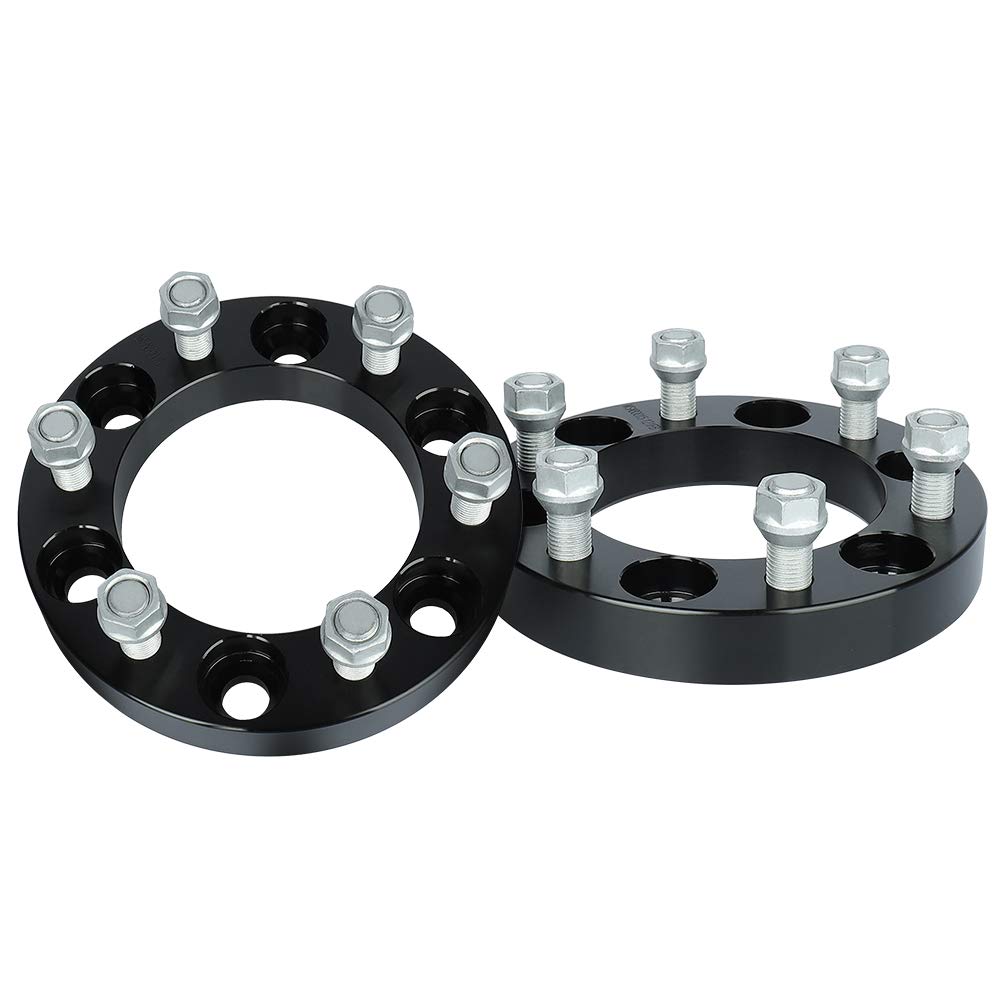 IRONTEK 1" Wheel Spacers 6x139.7mm (108mm Hub Bore, 14x1.5 Studs) 6x5.5 Wheel Spacers Adapter 25mm FITS Cadillac Escalade, for Chevrolet (Silverado 1500/ Suburban 1500), for GMC Sierra 1500 2PCS