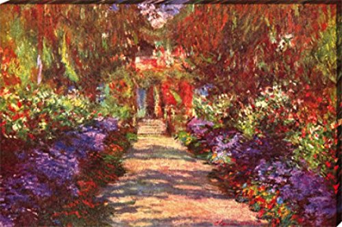 1art1 Claude Monet Poster 'Abendstimmung In Venedig' – Leinwandbild 50x40 Cm Auf Keilrahmen, Made In Germany