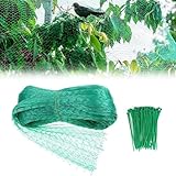 VogelnetzeVogelschutznetz Engmaschig,Teichnetz Laubnetz Grün,Engmaschiges Vogelschutznetz für Kirschbaum,Gartennetz,Gartennetz für Pflanzen,Vogelschutznetz,Pool Netz für Garten