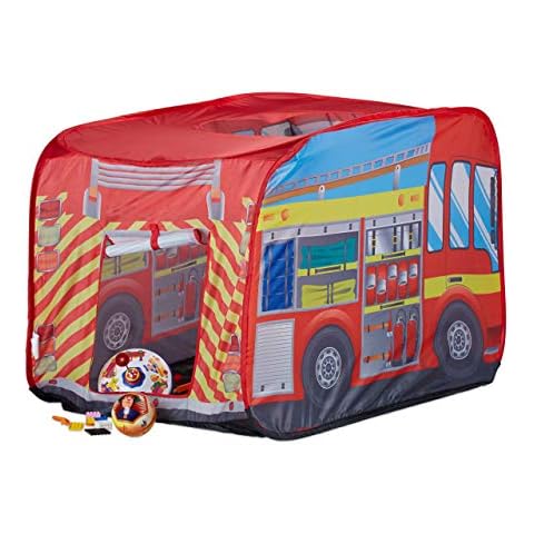 Relaxdays Fire Brigade Pop Up Play Tent Cover