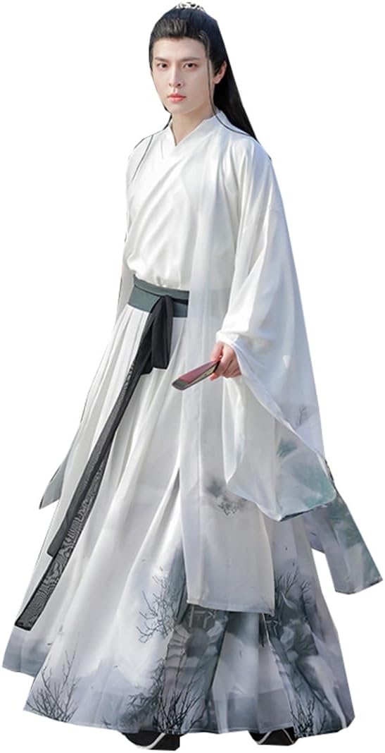 Ez-sofei Men Chinese Traditional Ancient Cosplay Costume Women's Hanfu Dress