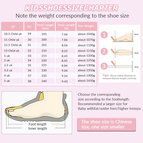 Hearda Schuhe mit Rollen für Mädchen Jungen, Kinder Rollschuhe Schuhe mit 4 Rollen Abnehmbar, Mädchen Turnschuhe 2-in-1 Rollschuhe Outdoor-Turnschuhe mit Rollen-Skateboardschuhe