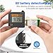 Volt Checker Battery Tester,Suitable for AA AAA C D 9V Button Tool Universal, Portable Universal Digital Battery Charge Checker, Small Electrical Equipment Battery Life Level Testers Power Meter