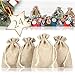 Produktbild Ganzoo Jutesäckchen/Jute-beutel/Jute-Sack 24er Set für Adventskalender mit Geschenk-Verpackung, 13cm x 9,5cm, Jutebeutel, Stoffbeutel, Natur Säckchen, Geschenksäckchen, Sack, Beutel, Hellbraun