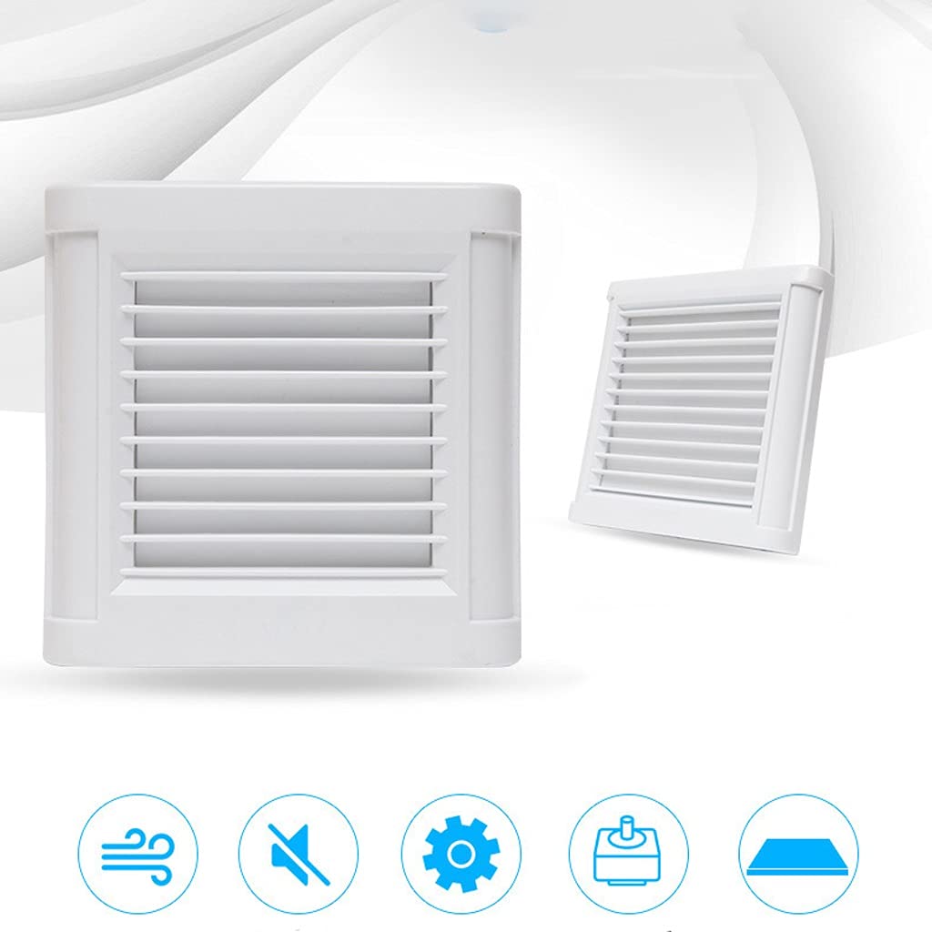 Ventilatore di aspirazione per bagno muto impermeabile da 4/6 pollici Ventilatore potente per ventole di ventilazione per finestre da cucina (dimensioni : 4inch)