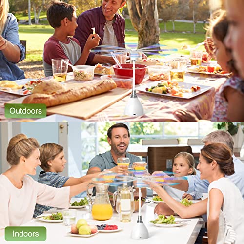 Tmactime Fly Fans For Tables, Effective Fly Repellent Fan Keeps Flies Away With Soft Blades, Usb Or Batteries Powered, Portable Fly Fan For Picnic, Bbq, Party (3 Pack) #TOP7